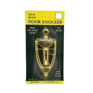 Vintage Solid Brass Hand Polished Finish #680XC Door Knocker